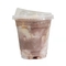 tasses de 90mm Dia Clear Milk Tea Plastic avec les couvercles 20oz 16oz 15oz non-toxiques